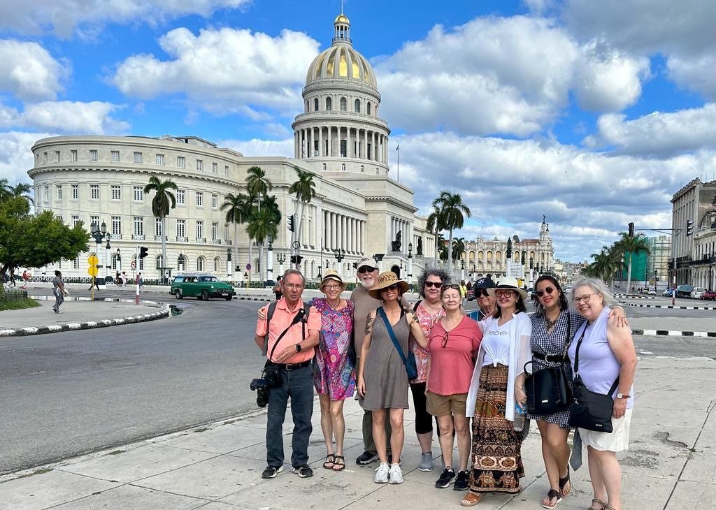 GCAC – Cuba group group in front of building