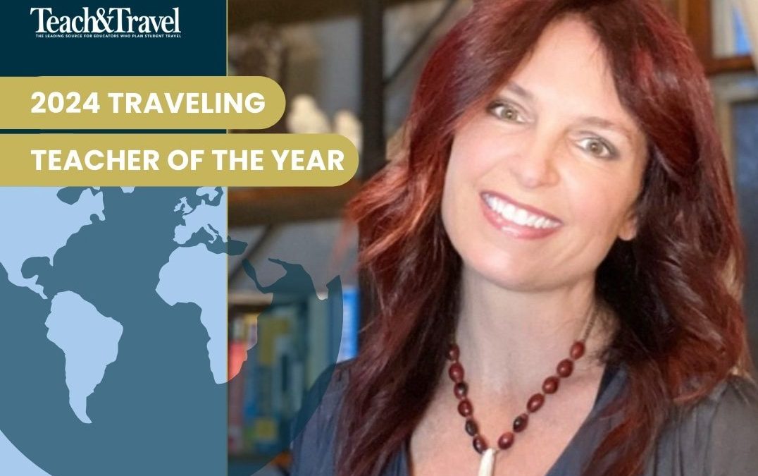 Freeman Named First-Ever Traveling Teacher of the Year by National Magazine
