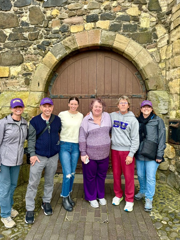 Bethel Faculty and Alumni at Carrickfergus Castle in Northern Ireland